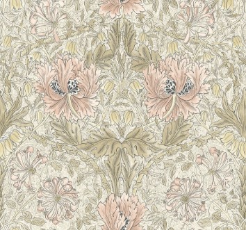 Afbeeldingen van Pure honeysuckle and tulip Coral/Hemp - MOX0133-01
